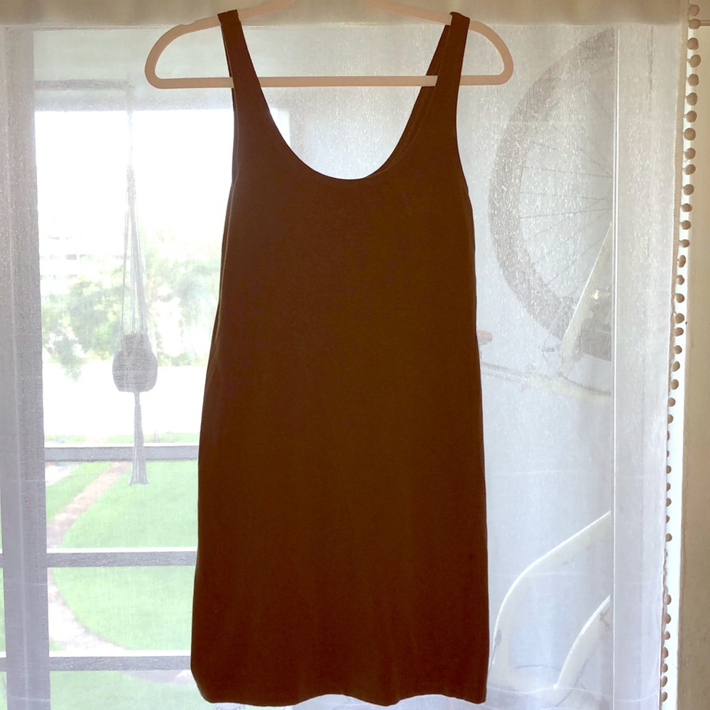 Camo green tank top dress